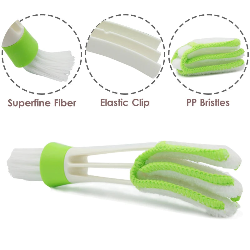 Cleanova CarDetail Brush — Car Interior Cleaning Brush