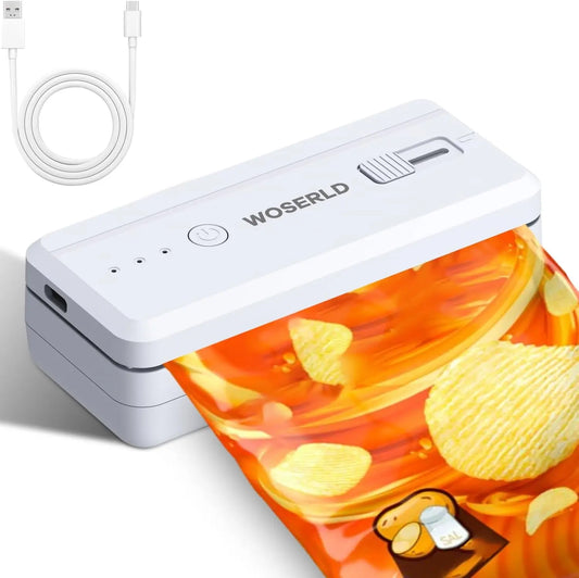 Cleanova SealFresh 2-in-1 — Handheld Bag Sealer & Cutter