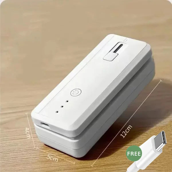 Cleanova SealFresh 2-in-1 — Handheld Bag Sealer & Cutter