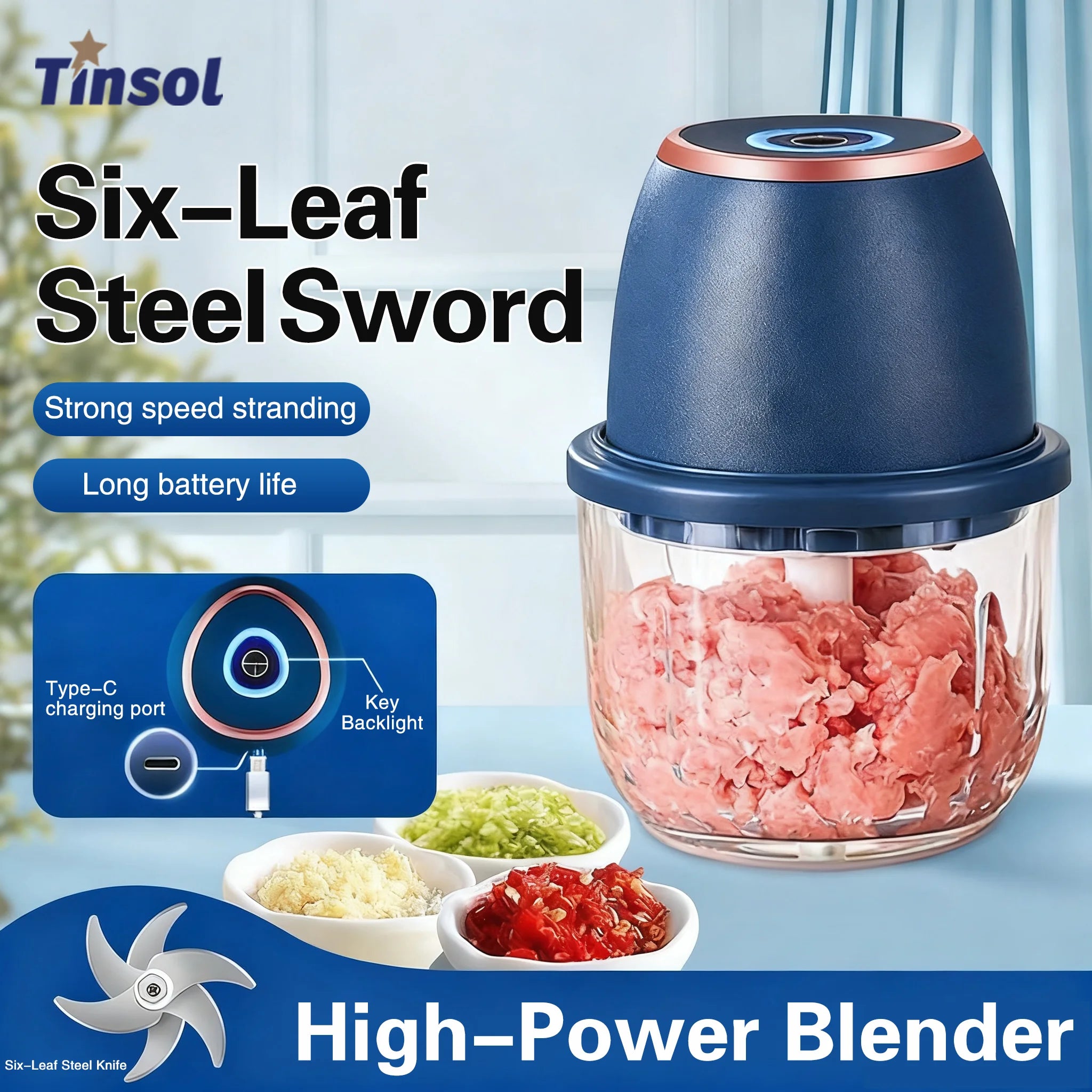 Cleanova ChopMaster — Electric Food Chopper & Blender