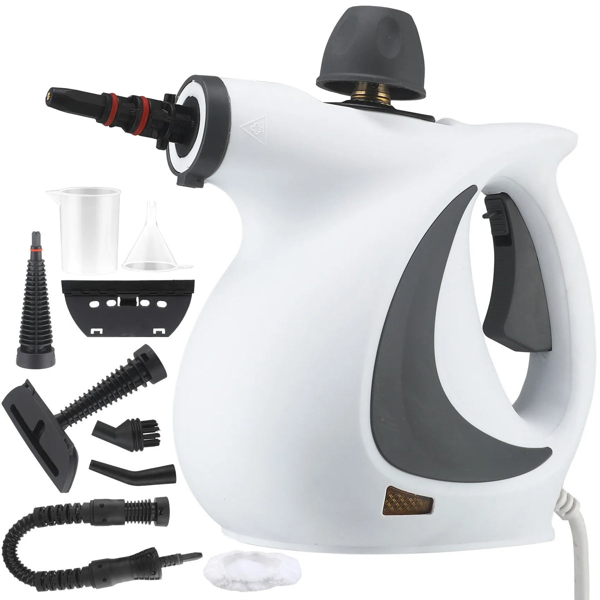 Cleanova SteamBlast Compact — Pressurized Handheld Steam Cleaner