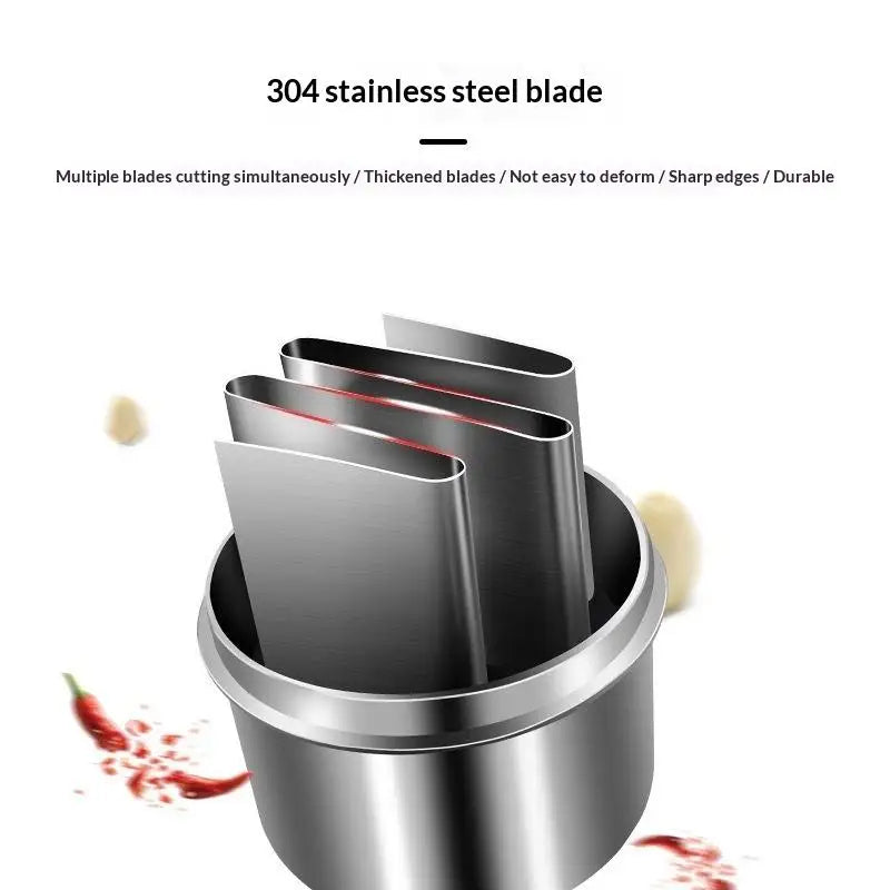 Hand Manual Mincer Garlic Press Chopper Vegetable Slicer 304 Stainless Steel Garlic Press Crusher Onion Cutter Kitchen Tool