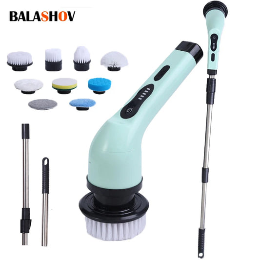 Cleanova SpinScrub 9-in-1 — Electric Spin Cleaning Brush