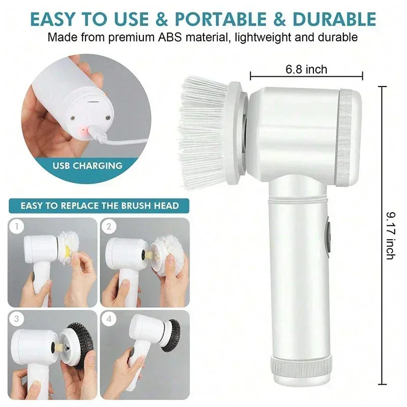 Cleanova PowerScrub Pro — Electric Power Scrubber