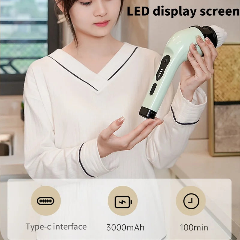 Cleanova SpinScrub 9-in-1 — Electric Spin Cleaning Brush