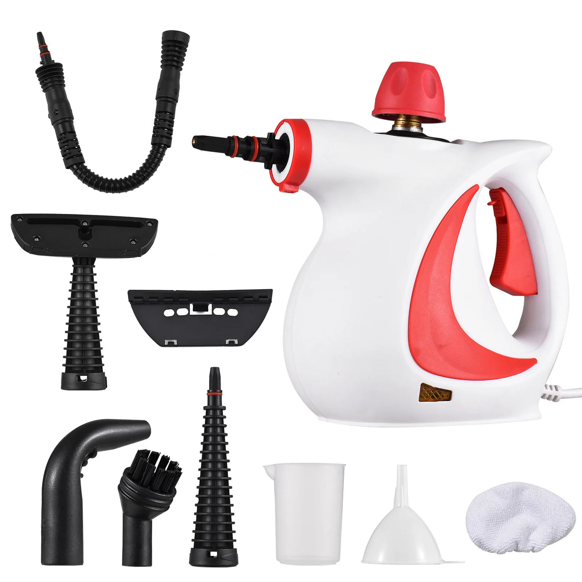Cleanova SteamBlast Compact — Pressurized Handheld Steam Cleaner
