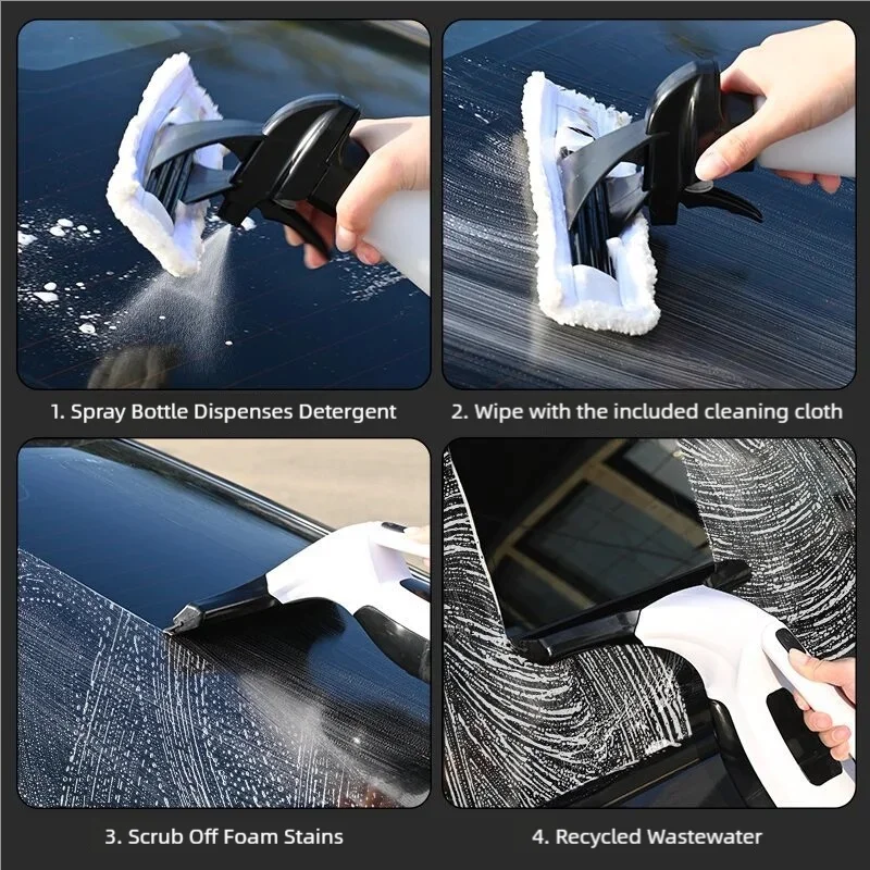 Cleanova WipeGlide — Electric Wireless Window Cleaner