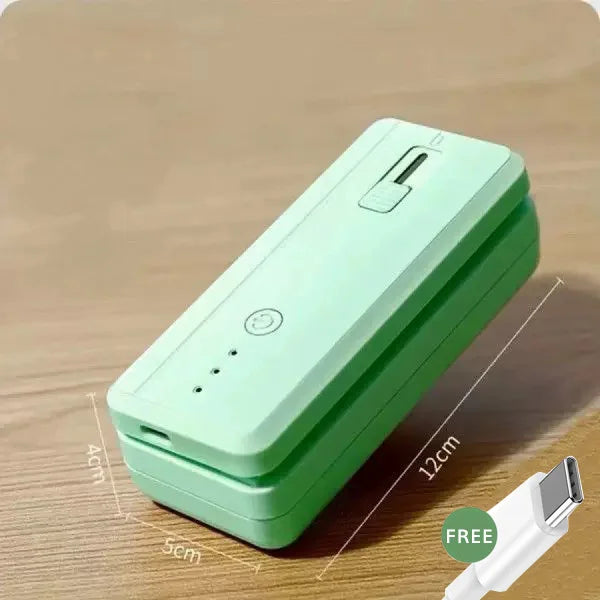 Cleanova SealFresh 2-in-1 — Handheld Bag Sealer & Cutter
