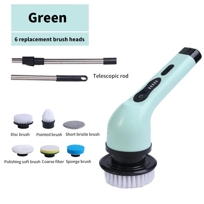 Cleanova SpinScrub 9-in-1 — Electric Spin Cleaning Brush