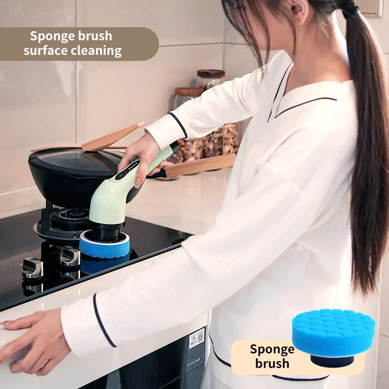 Cleanova SpinScrub 9-in-1 — Electric Spin Cleaning Brush