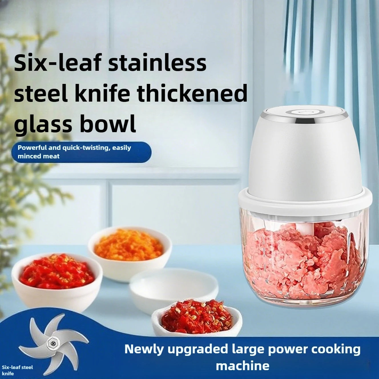 Cleanova ChopMaster — Electric Food Chopper & Blender