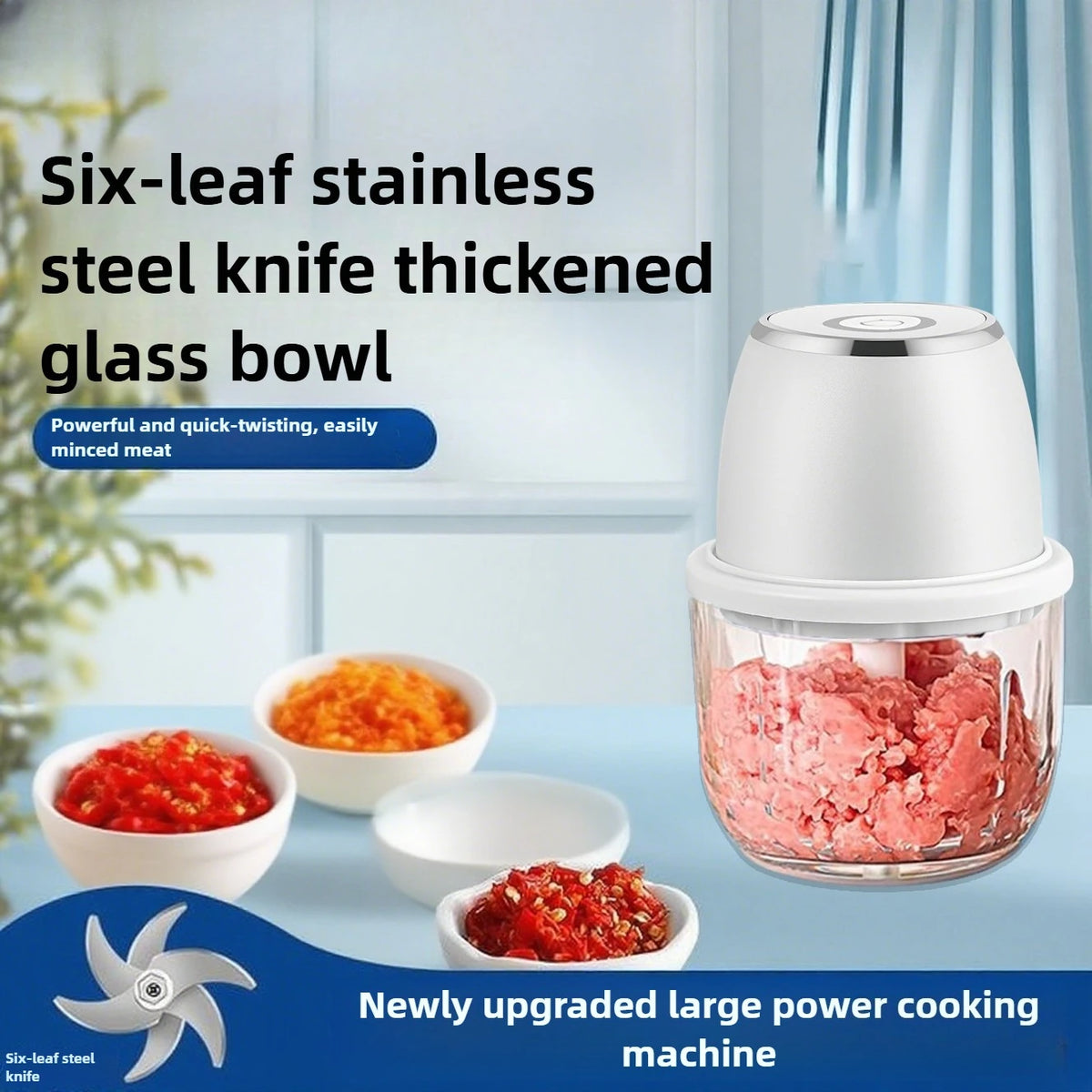 Cleanova ChopMaster — Electric Food Chopper & Blender